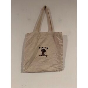 Embroidered Canvas‎ Tote